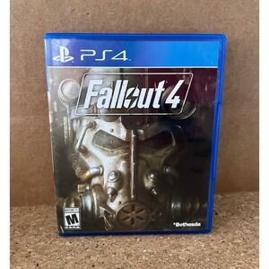 Fallout 4 PlayStation 4 PS4 One Size Blue Excellent RPG Action Game